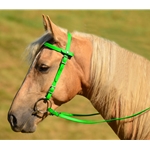 limegreen  BETA BIOTHANE Western Bridle with Snap on Browband