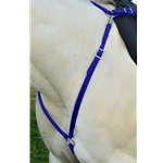 DARK BLUE ENGLISH BREAST COLLAR made from BETA BIOTHANE (Solid Colored)