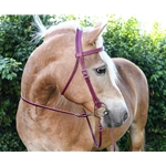 brown (dark, chocolate) leathe LEATHER Western Bridle with Full Browband
