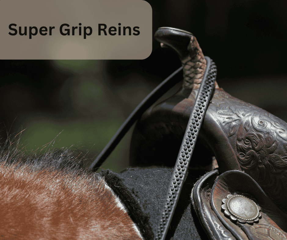 Super Grip Reins - Durable Horse Tack for Enhanced Control and Comfort