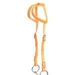 ****PHOTO SAMPLE*** $15 Mango Orange Beta Biothane 2 Ear Western Headstall - Horse Size