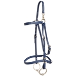 ****PHOTO SAMPLE*** $20 Navy Blue Mule Headstall with Noseband - Standard Mule/Horse Size