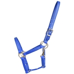 ****PHOTO SAMPLE*** $15 Royal Blue Beta Biothane Weanling/Small Pony Size Halter with Throatlatch Snap