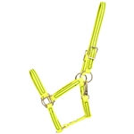 ****PHOTO SAMPLE*** $15 Safety Yellow Beta Biothane Weanling/Small Pony Size Halter with Throatlatch Snap