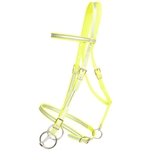 PICNIC BRIDLE or SIMPLE HALTER BRIDLE made with REFLECTIVE DAY GLO Biothane