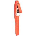 ****CLEARANCE ITEM*** $10 Orange Nylon Turnout Neck Collars with Leather Breakaway - Cob Size