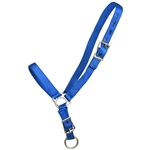 ****PHOTO SAMPLE*** $10 Royal Blue Nylon Grooming Halter - Horse Size