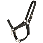 ****PHOTO SAMPLE*** $15 Black Nylon Pack Horse Halter - Horse Size