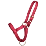 ****PHOTO SAMPLE*** $10 Burgundy Nylon Figure 8 Foal Halter