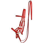 CHILI RED Beta Biothane Bridle - You Choose The Size/Style