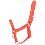 ****PHOTO SAMPLE*** $15 Orange Nylon Pack Horse Halter - Horse Size