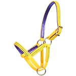 METALLIC LEATHER PADDED Beta Biothane Figure 8 Style Foal Halter