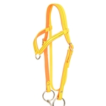 NO RUB PADDED Beta Biothane Western Bridle with Center Ring Browband
