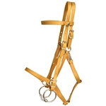 ****PHOTO SAMPLE*** $30 - Gold with Pink Thread Beta Biothane QUICK CHANGE HALTER BRIDLE Headstall - Horse Size