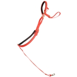 ****PHOTO SAMPLE*** $10 Orange Nylon with Neoprene Padding English Breast Collar - Horse Size
