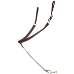 ****PHOTO SAMPLE*** $25 Dark Brown Beta Biothane with Lime Green Thread Western Breast Collar - Horse Size