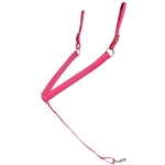 ****PHOTO SAMPLE*** $25 Raspberry/Magenta Pink Beta Biothane with Lime Green Thread Western Breast Collar - Horse Size