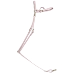 ****PHOTO SAMPLE*** $25 Lavender Beta Biothane with Lime Green Thread English Breast Collar - Horse Size