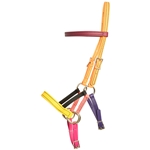 Rainbow ENGLISH BRIDLE with CAVESSON made from BETA BIOTHANE (5 Colors Mix N Match)