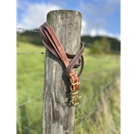 LEATHER Riding Reins with Pebble Grip