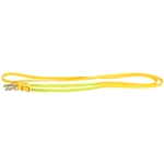 ****PHOTO SAMPLE*** $10 Sunflower Yellow Beta Biothane with Safety Yellow Overlay Trail Reins with Snaps on Bit Ends