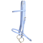 ****PHOTO SAMPLE*** $25 Periwinkle Blue Beta Biothane Icelandic Bridle headstall - Horse Size