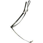 ****PHOTO SAMPLE*** $25 Black Better Than Leather with White Overlay Western Breast Collar - Horse Size