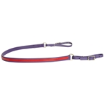 ****PHOTO SAMPLE*** $10 Purple Beta Biothane with Red Overlay One Piece Breast Strap - Horse Size