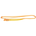 ****PHOTO SAMPLE*** $10 Mango Orange Beta Biothane with Sunflower Yellow Overlay English Reins