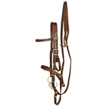****PHOTO SAMPLE*** $15 Brown Nylon English Bridle & Matching Reins - Horse Size