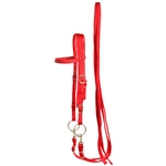 ****PHOTO SAMPLE*** $20 Red Nylon Western Bridle and Reins - Horse Size