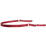 ****PHOTO SAMPLE*** $5 Burgundy Nylon One Piece Breast Strap - Horse Size