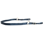 ****PHOTO SAMPLE*** $5 Navy Blue Nylon One Piece Breast Strap - Horse Size