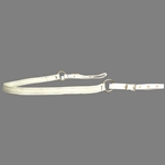 ****PHOTO SAMPLE*** $5 White Nylon One Piece Breast Strap - Horse Size