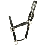 ****PHOTO SAMPLE*** $20 Black Better Than Leather Pack Horse Halter - Warmblood/TB/Large Horse/Draft Cross Size