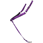 ****PHOTO SAMPLE*** $10 Purple Nylon Western Breast Collar with Neoprene Padding - Small Pony Size