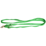****PHOTO SAMPLE*** $5 Green Nylon Roper Reins with Snaps on Bit Ends
