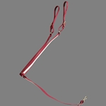****PHOTO SAMPLE*** $10 Wine/Maroon Beta Biothane with White Overlay Western Breast Collar - Horse Size