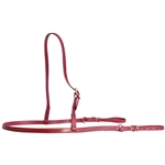 ****PHOTO SAMPLE*** $10 Wine/Maroon Beta Biothane with Maroon Overlay Jumping Breast Collar - Horse Size