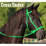 LIME GREEN 2 in 1 BITLESS BRIDLES
