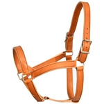 1.5 inch LEATHER Heavy Duty DRAFT HORSE HALTER made from USA Tanned Leather