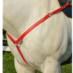 RED WESTERN BREAST COLLAR made from BETA BIOTHANE
