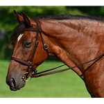BROWN ENGLISH CONVERT-A-BRIDLE made from BETA BIOTHANE