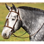 WARMBLOOD/THOROUGHBRED SIZE War or Medieval Bridle made from BETA BIOTHANE