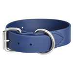 Navy Blue Beta Biothane Dog Collar - Any Size