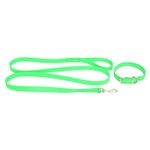 Lime/Neon Green Beta Biothane Dog Collar - Any Size