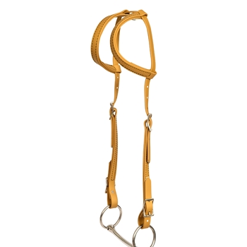 ****PHOTO SAMPLE*** $15 Gold Beta Biothane 2 Ear Western Headstall - Horse Size