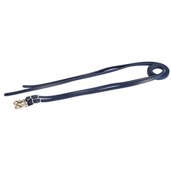 ****PHOTO SAMPLE*** $10 Navy Blue Beta Biothane Western Split Reins with Snaps on Bit Ends