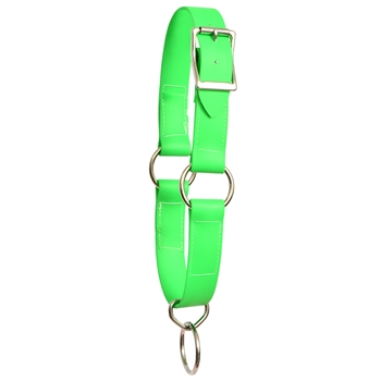 ****PHOTO SAMPLE*** $10 Lime Green Beta Biothane Picket Line Neck Collar - Horse Size