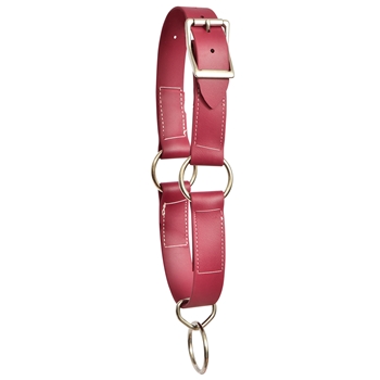 ****PHOTO SAMPLE*** $10 Wine/Maroon Beta Biothane Picket Line Neck Collar - Horse Size